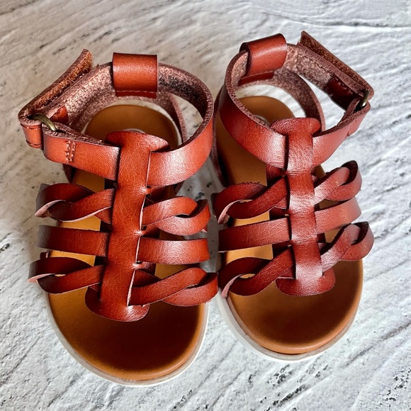 New Infant Leather Wonder Nation Sandals Size 2! - Picture 1 of 5
